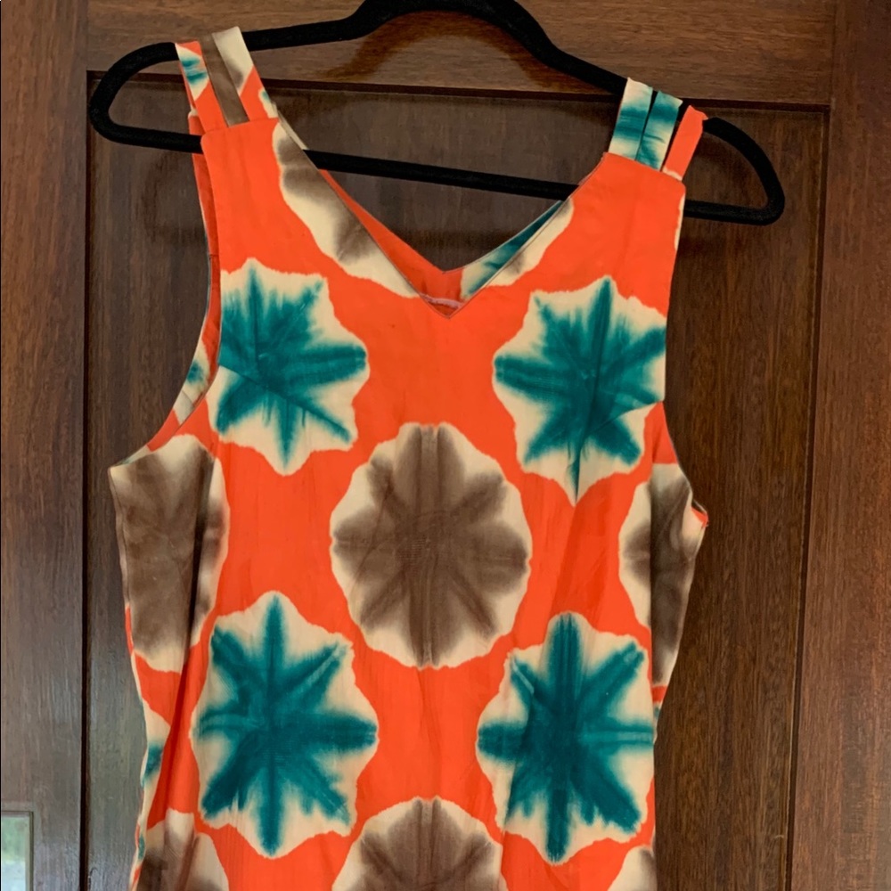 African wax print fabric custom dress